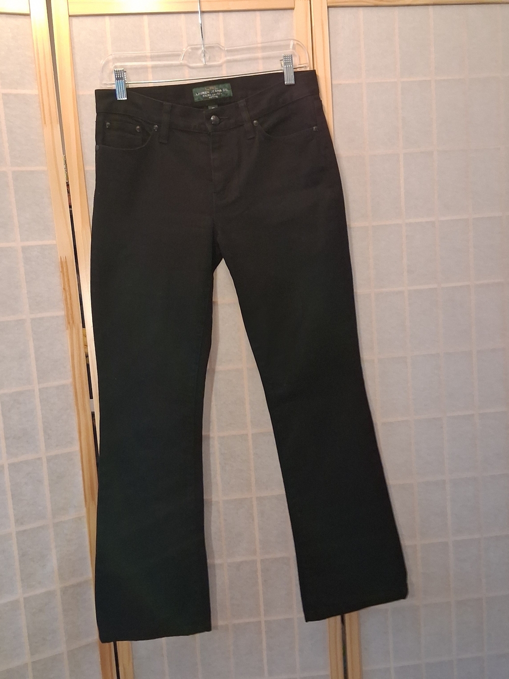 Lauren Ralph Lauren Black Women's Bootcut Jeans